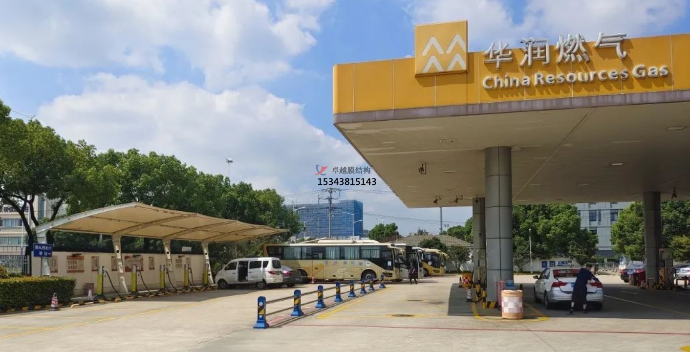榆林加气站膜结构雨棚——榆林草莓视频在线入口【专业厂家】