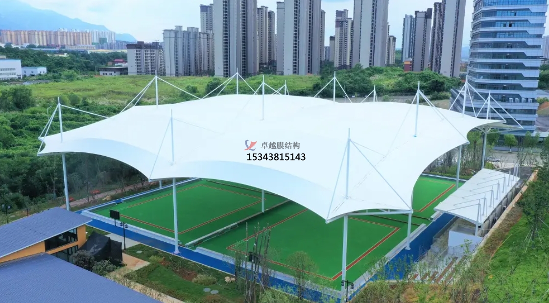 丽江门球场膜结构罩棚——丽江草莓视频在线入口专业厂家